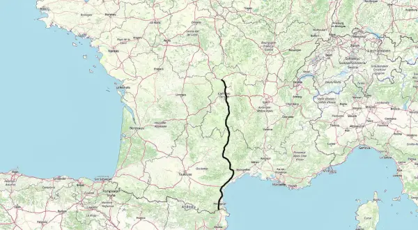 Mit dem Auto durch Frankreich nach Spanien: Eine Route von der Bretagne über Zentralfrankreich und die Pyrenäen bis nach Katalonien.